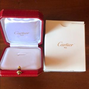 Auth Cartier Charm/pendant box.